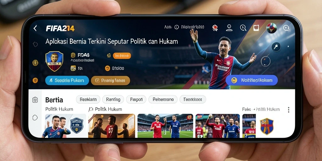 Tampilan antarmuka aplikasi FIFA234 yang menarik dan fungsional.