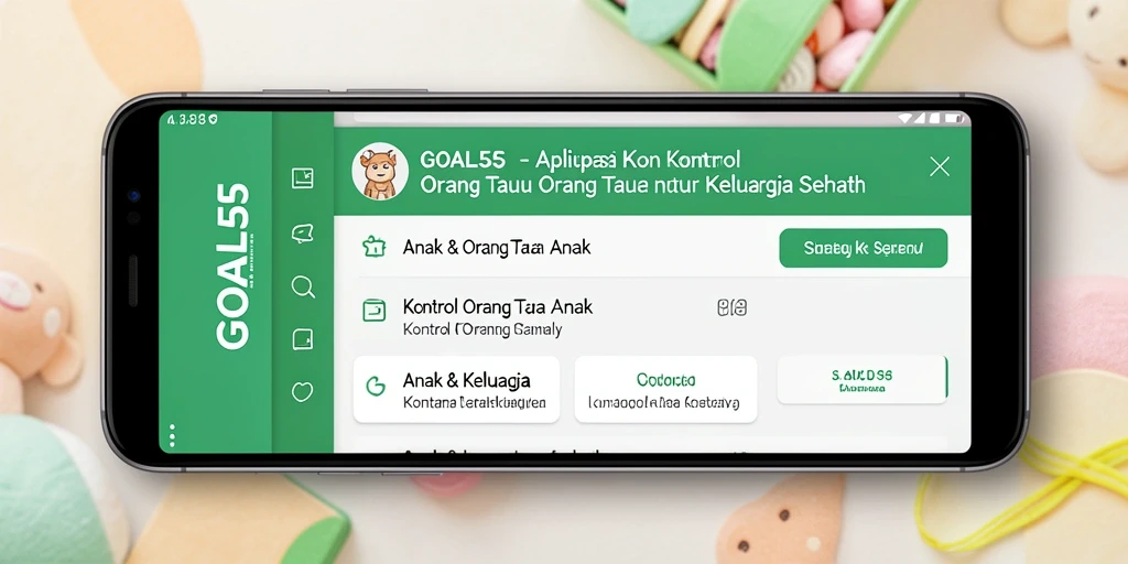 Antarmuka intuitif GOAL55 untuk kontrol orang tua yang efektif.