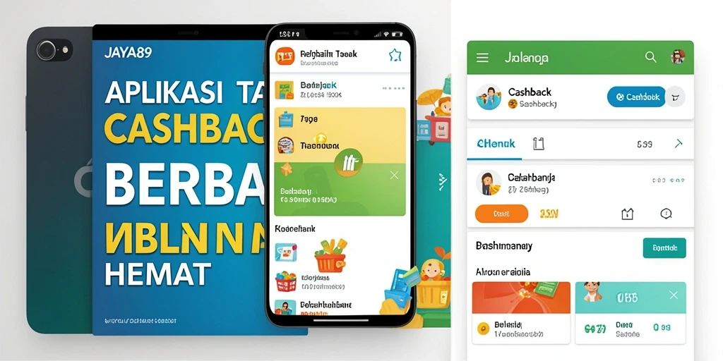 Tampilan antarmuka aplikasi JAYA89 dengan berbagai penawaran Cashback.