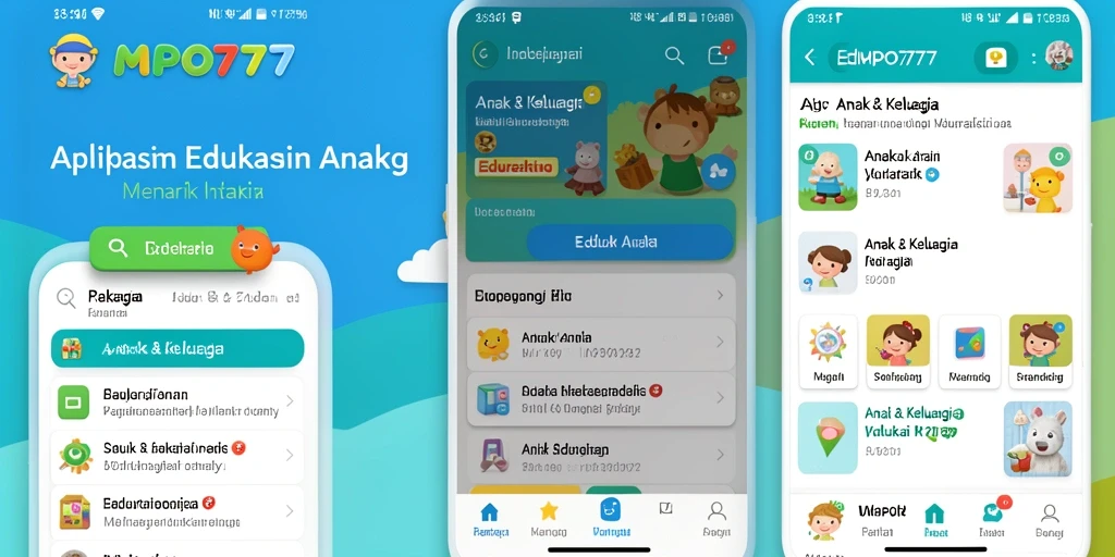 Tampilan antarmuka MPO777 yang interaktif dan menarik untuk anak-anak.