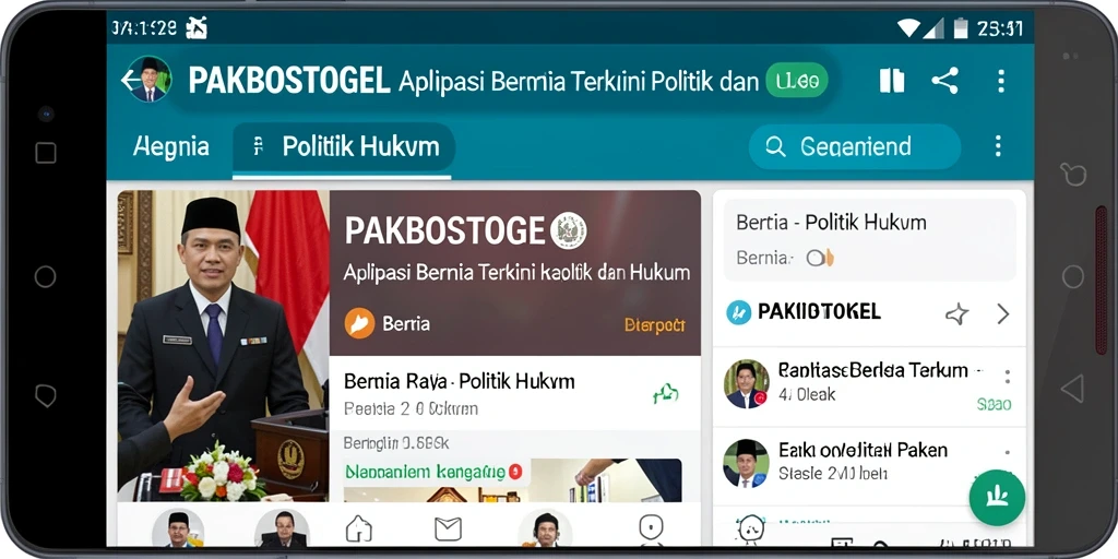 Tampilan antarmuka luar biasa dari PAKBOSTOGEL yang memudahkan navigasi.