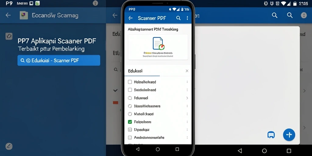 Tampilan antarmuka aplikasi Scanner PDF PP7 yang intuitif dan fungsional.